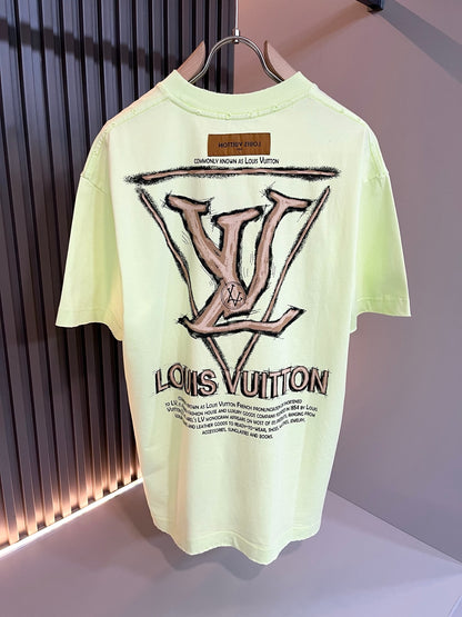 LOUI*V 2025ss graphic print cotton t-shirt