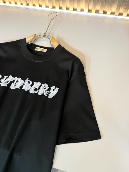 BURB* 2025ss graphic print t-shirt cotton