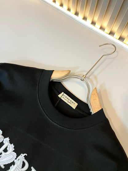 BURB* 2025ss graphic print t-shirt cotton