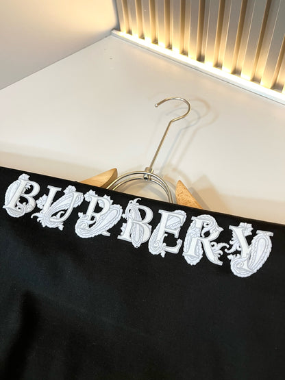 BURB* 2025ss graphic print t-shirt cotton