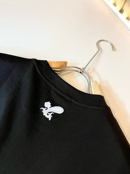 BURB* 2025ss graphic print t-shirt cotton