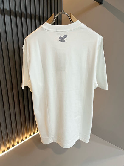 BURB* 2025ss graphic print t-shirt cotton