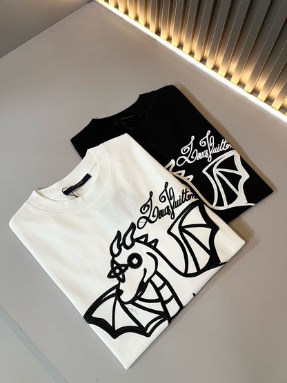 LOUI*V new cotton t-shirt embroidery pattern