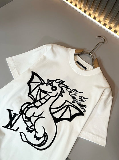 LOUI*V new cotton t-shirt embroidery pattern