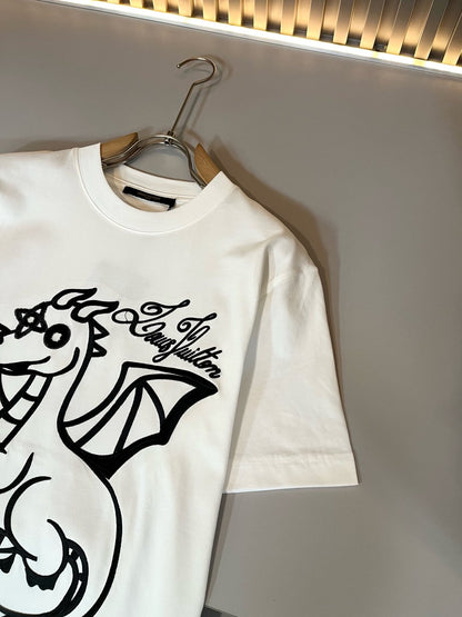 LOUI*V new cotton t-shirt embroidery pattern