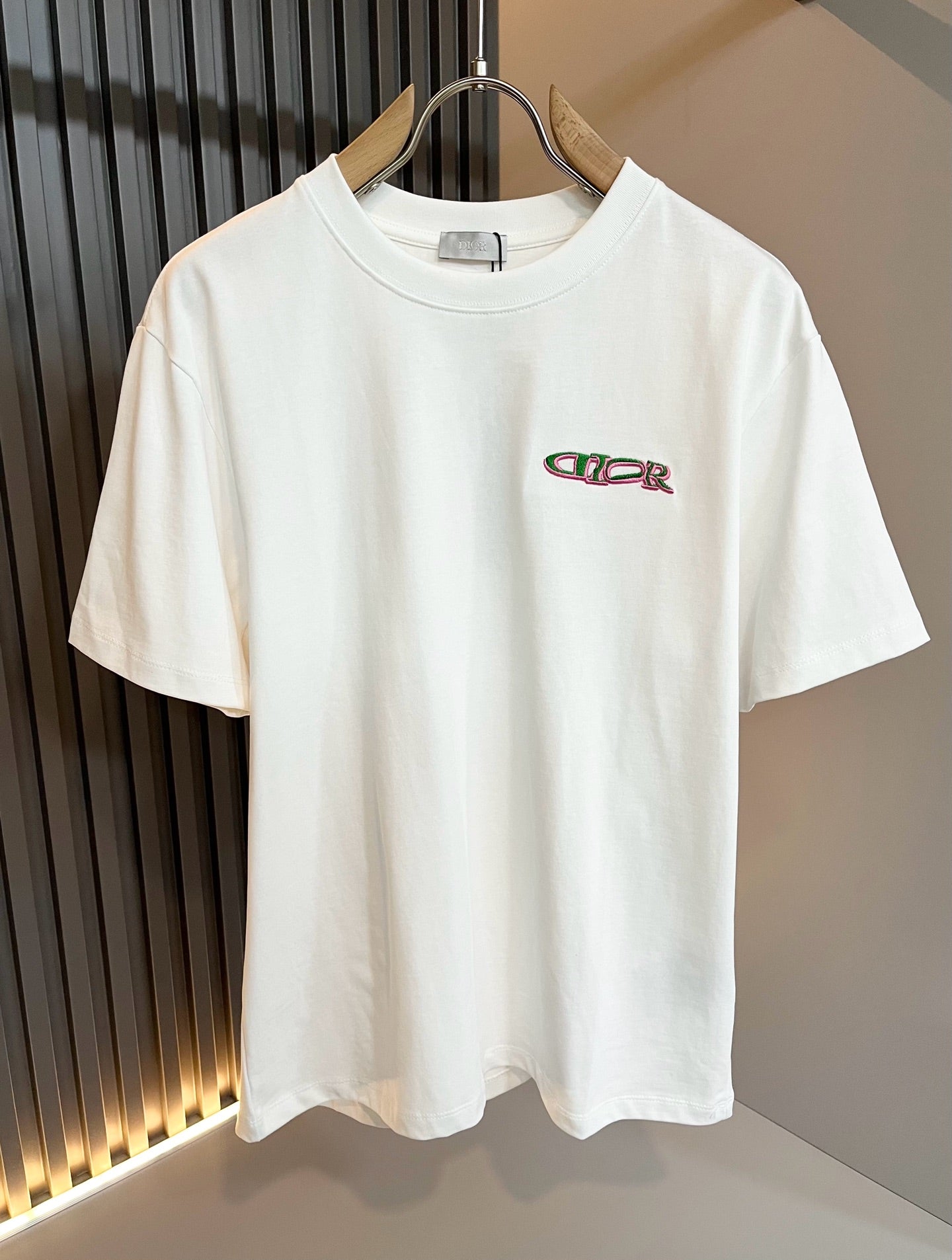 DIO* 2025ss new logo pattern embroidery t-shirt