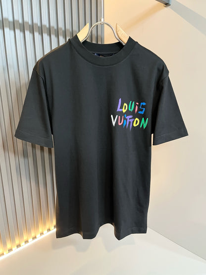 LOUI*V 2025ss new cotton graffiti t-shirt