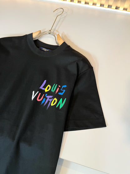 LOUI*V 2025ss new cotton graffiti t-shirt