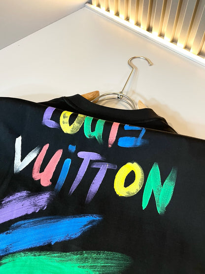 LOUI*V 2025ss new cotton graffiti t-shirt