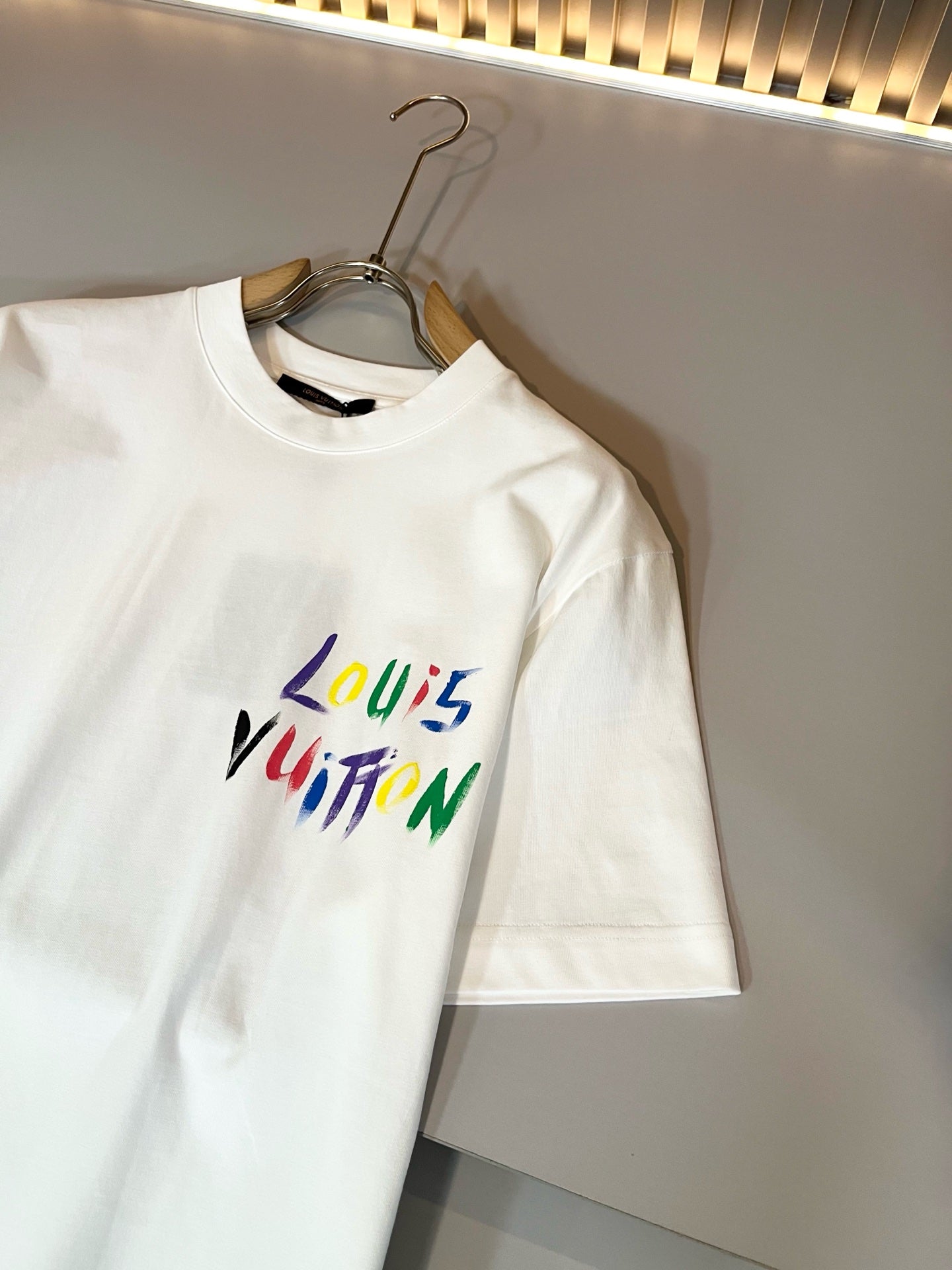 LOUI*V 2025ss new cotton graffiti t-shirt