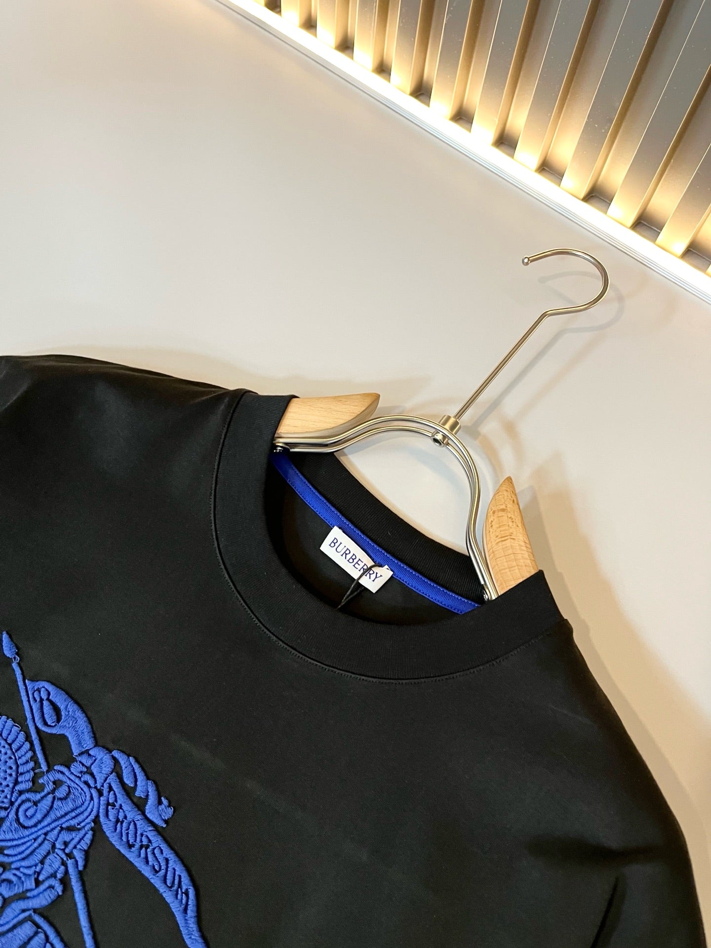 BURB* 2025ss new cotton t-shirt war horse pattern