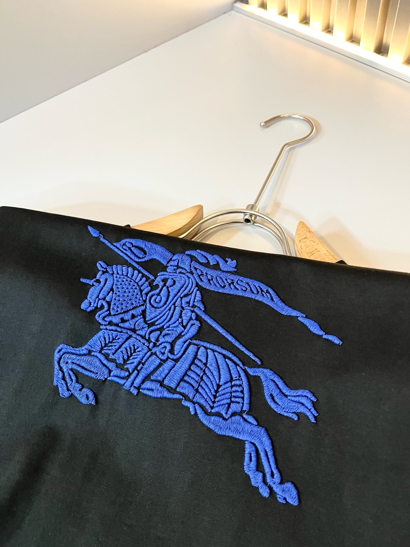 BURB* 2025ss new cotton t-shirt war horse pattern