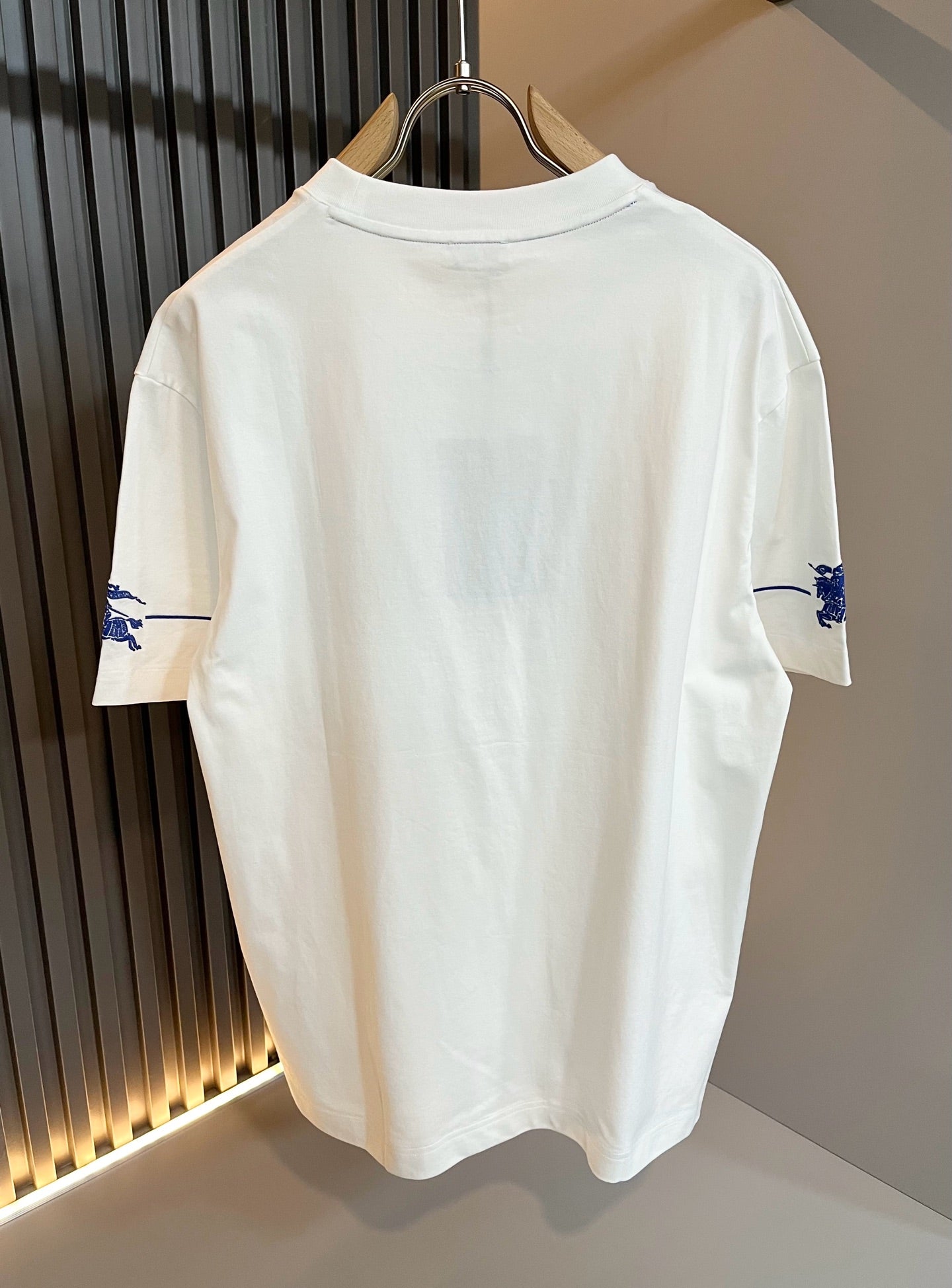BURB* 2025ss new cotton t-shirt war horse pattern