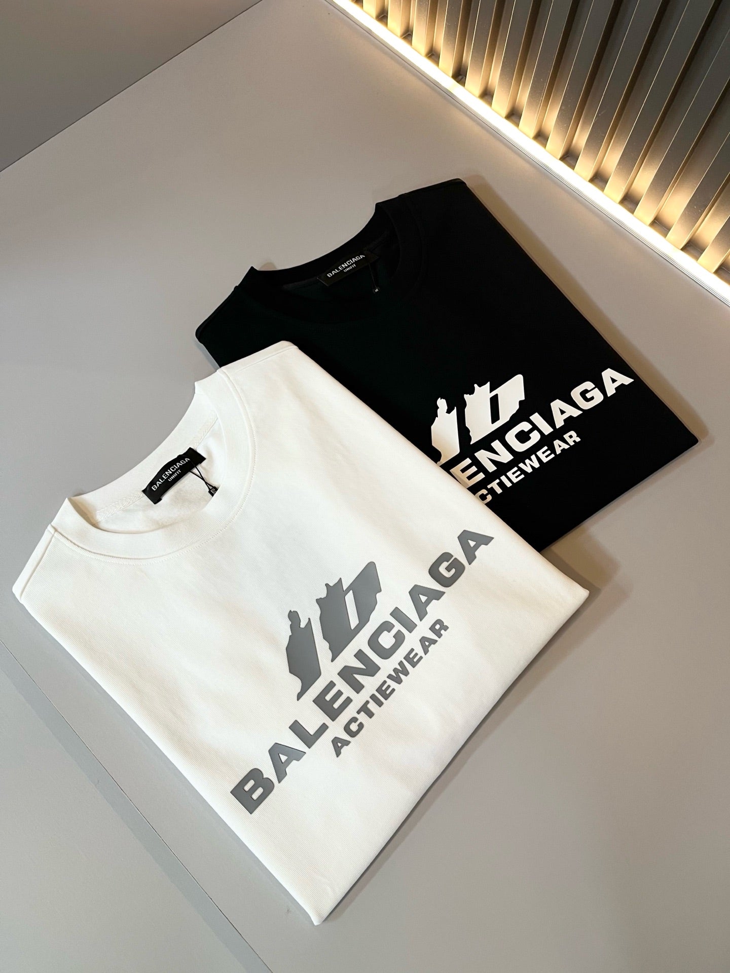 BALENC* 2025ss cotton t-shirt logo lamination