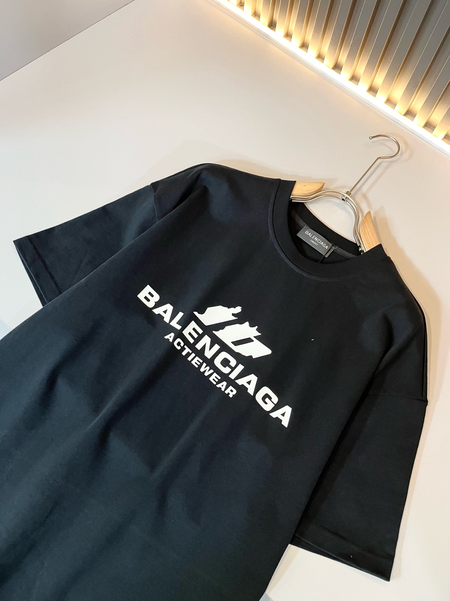 BALENC* 2025ss cotton t-shirt logo lamination