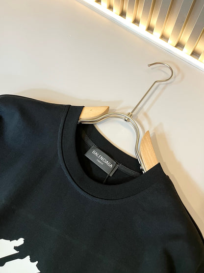 BALENC* 2025ss cotton t-shirt logo lamination