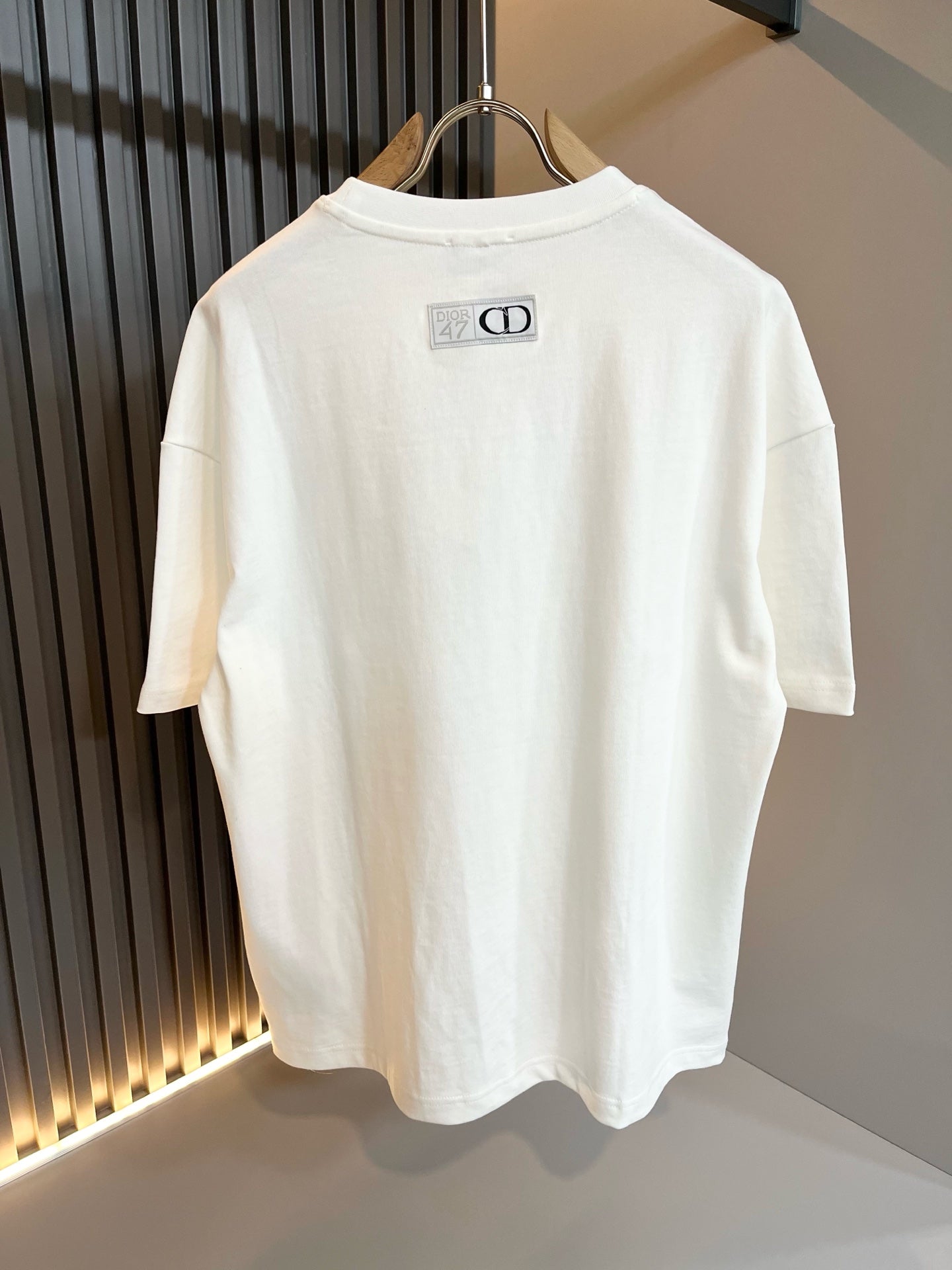 DIO* 2025ss cotton t-shirt three-dimensional letter logo