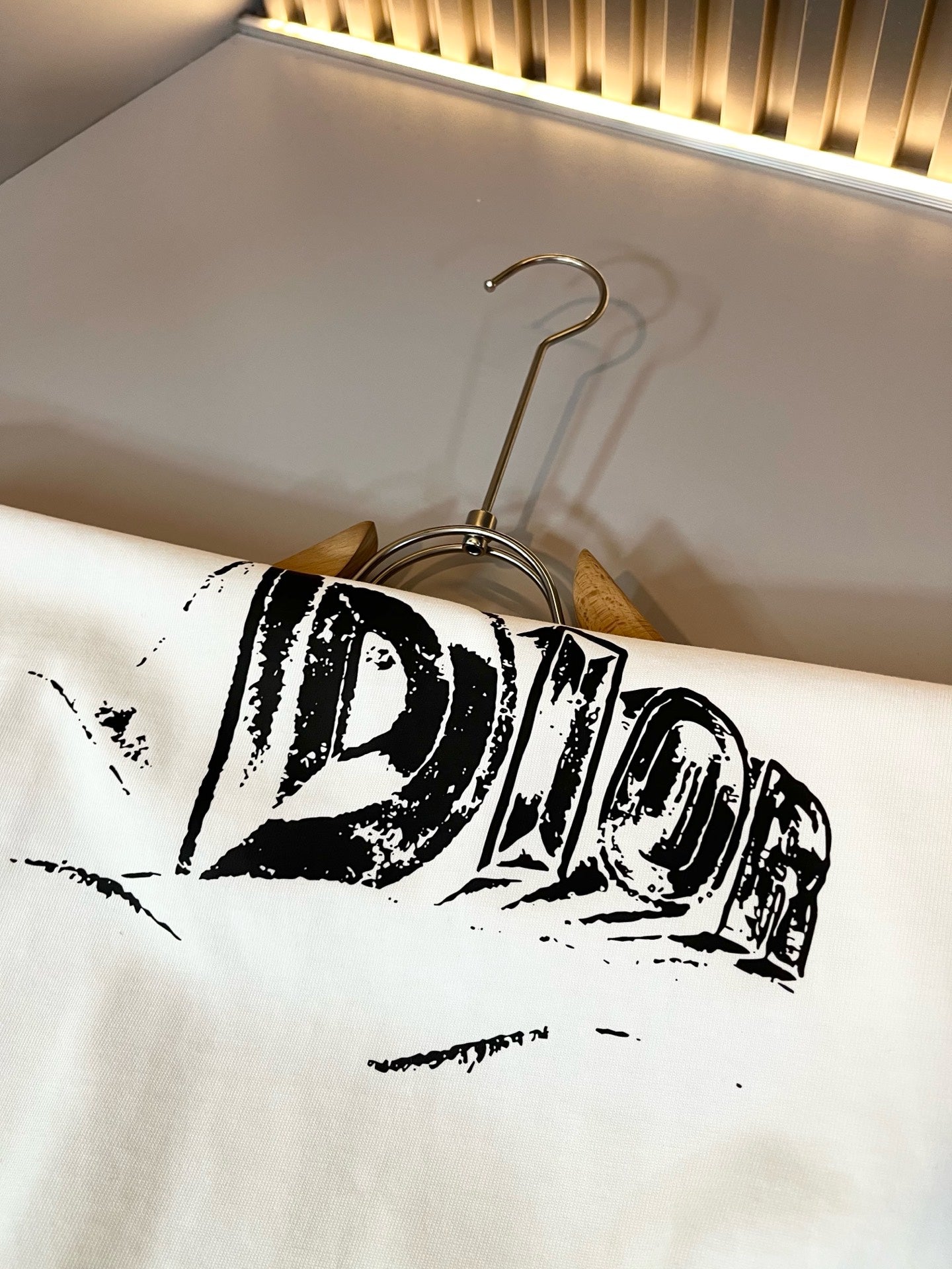 DIO* 2025ss cotton t-shirt three-dimensional letter logo