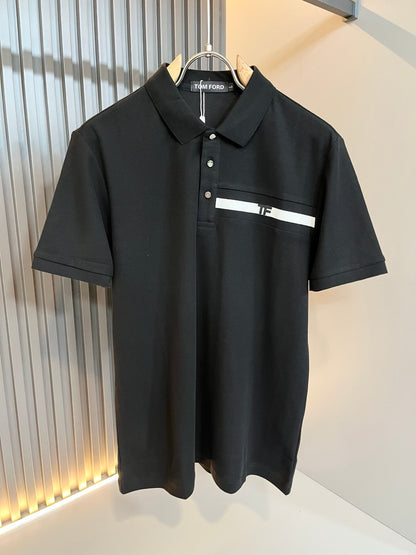 TOM*F Logo lamination polo 2025ss