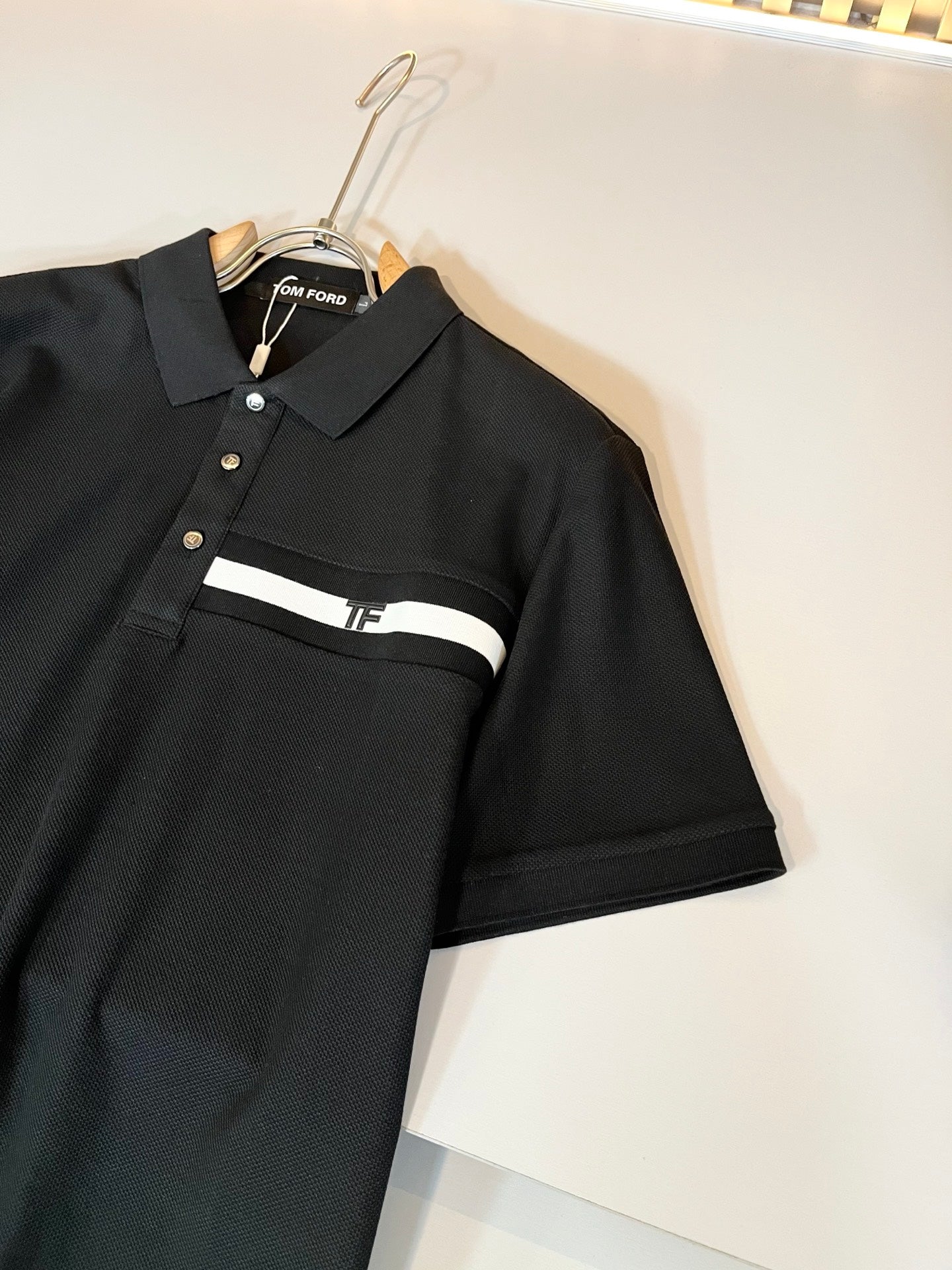 TOM*F Logo lamination polo 2025ss