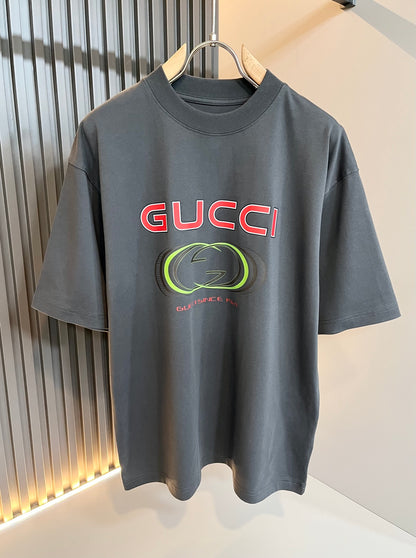 GUC*  2025ss Cotton T-shirt Casual loose