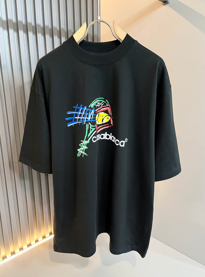 CASA 2025 new Printed T-shirt Cotton fabric