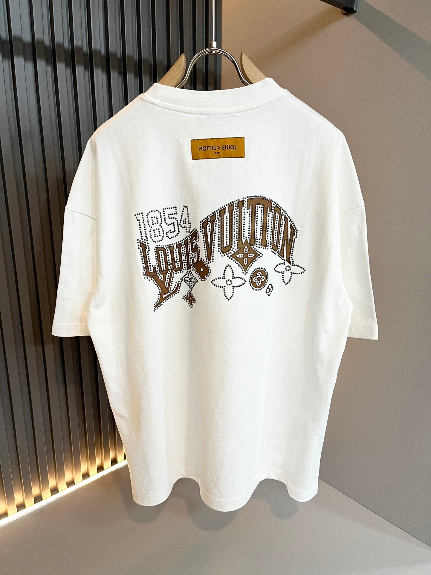 LOUI*V 2025SS new T-shirt Pattern lamination Cotton