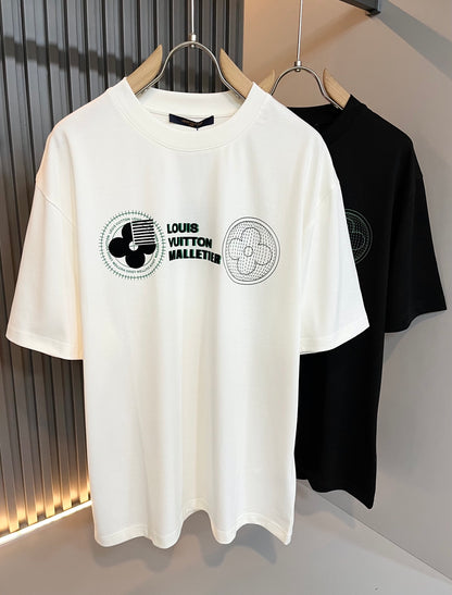 LOUI*V 2025ss new cotton T-shirt printing process