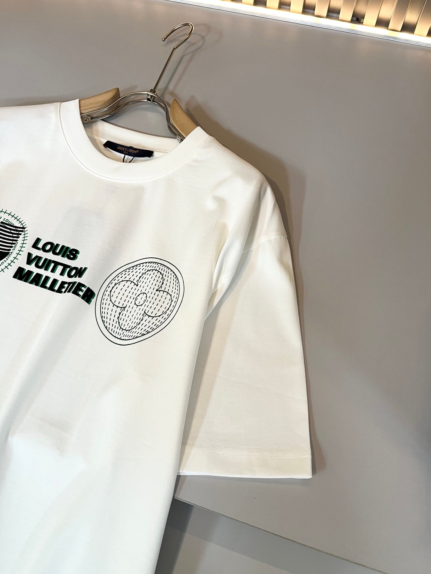 LOUI*V 2025ss new cotton T-shirt printing process