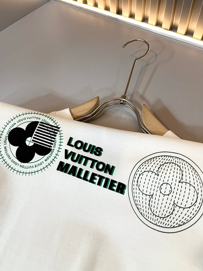 LOUI*V 2025ss new cotton T-shirt printing process