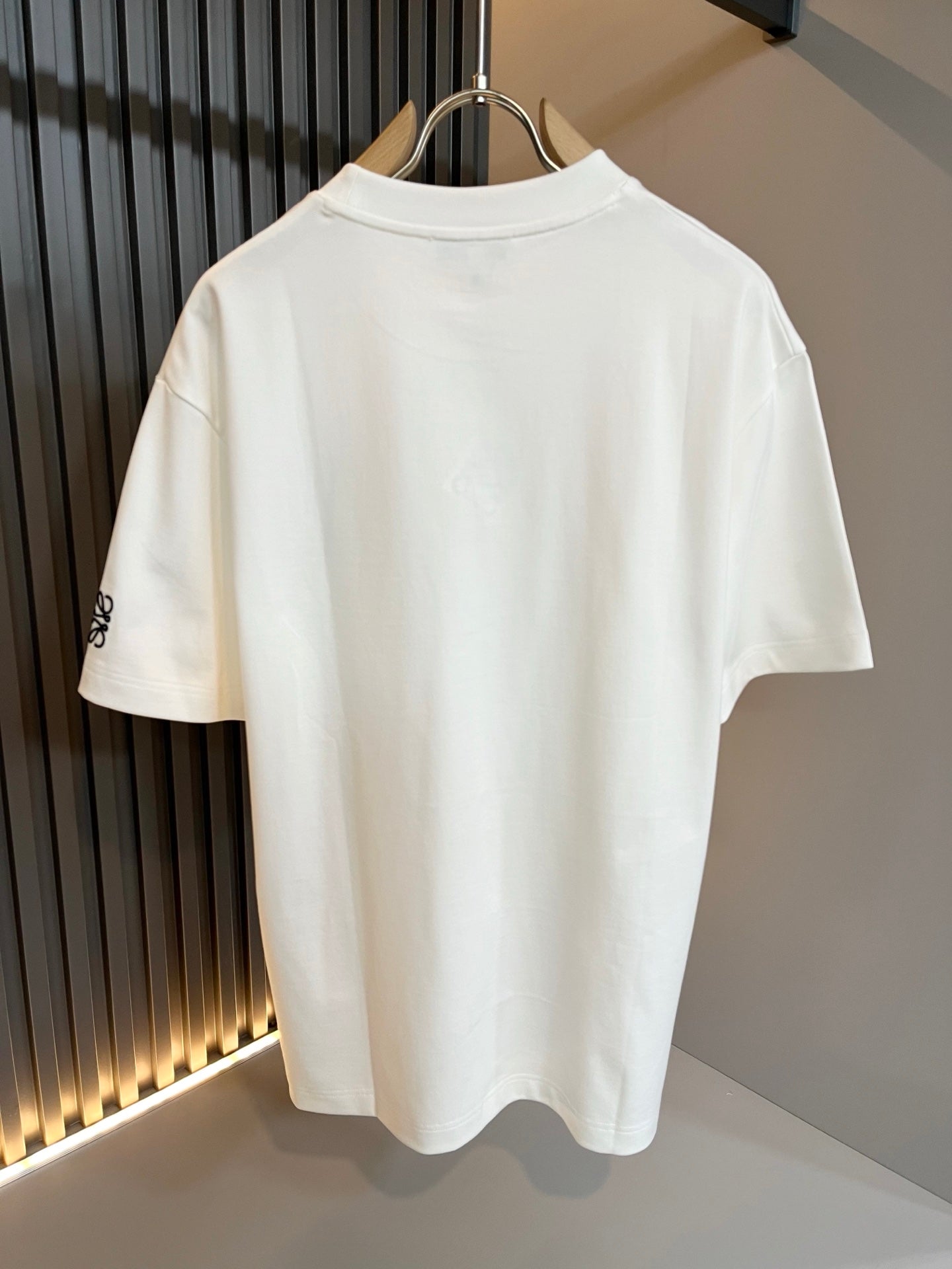 LOE*W 2025ss new t-shirt embroidery cotton