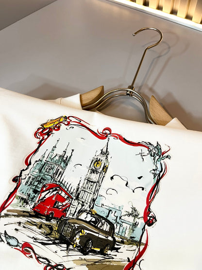 BURB* 2025ss new t-shirt graphic print design
