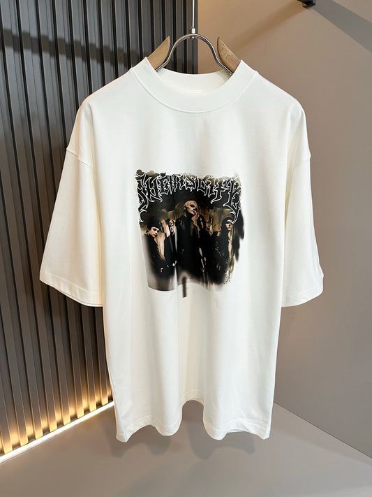 BALENC* 2025ss new printed pattern t-shirt cotton