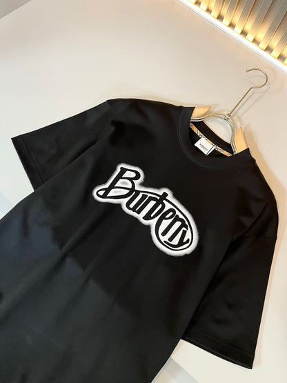 BURB* 2025ss new cotton t-shirt graphic printing