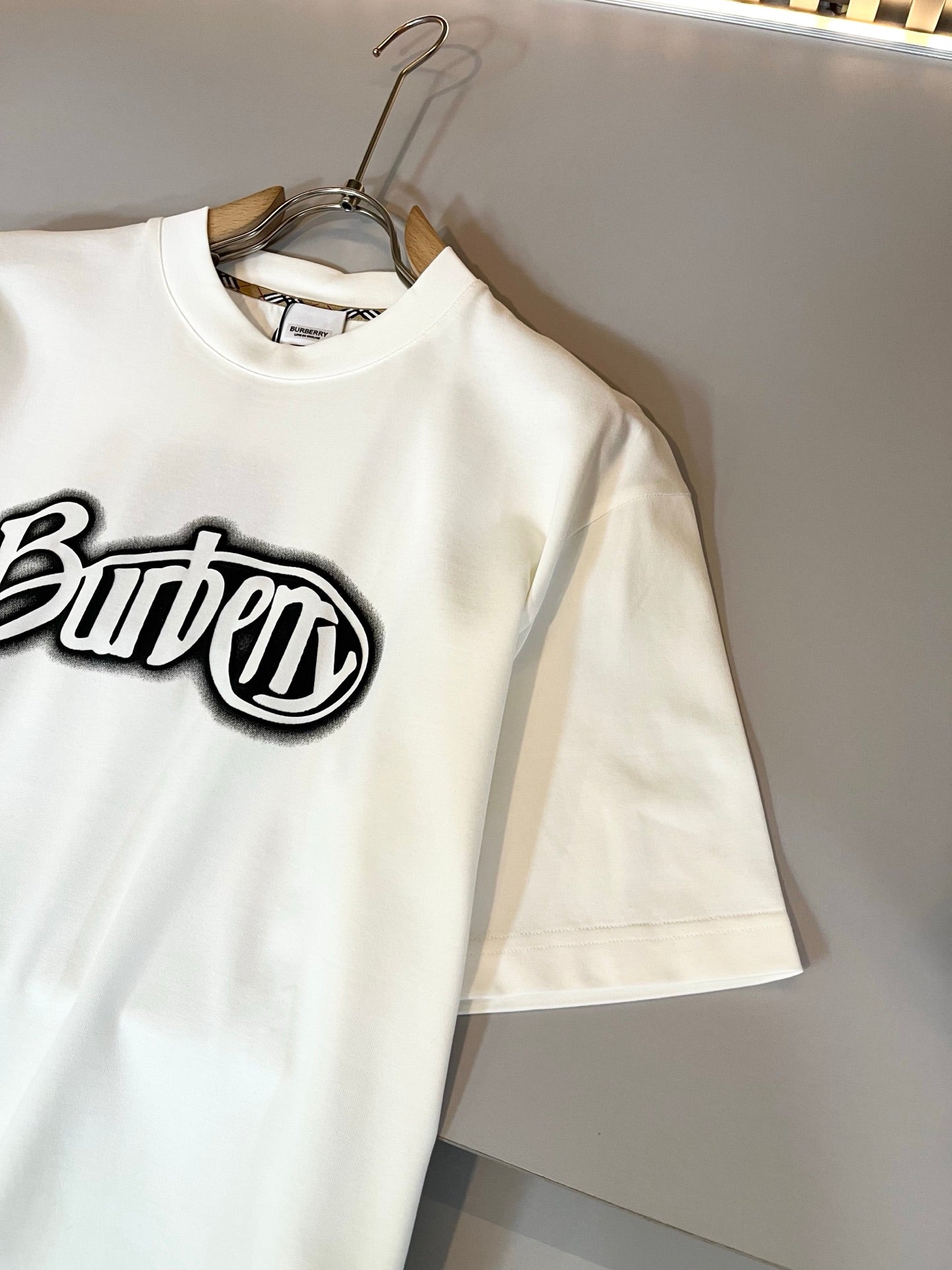 BURB* 2025ss new cotton t-shirt graphic printing