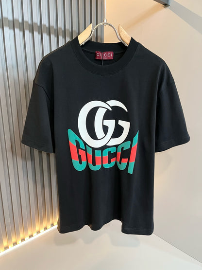 GUC*  2025ss new cotton t-shirt printing