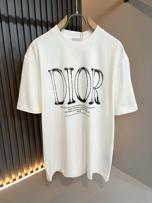 DIO 2025ss new printed T-shirt cotton