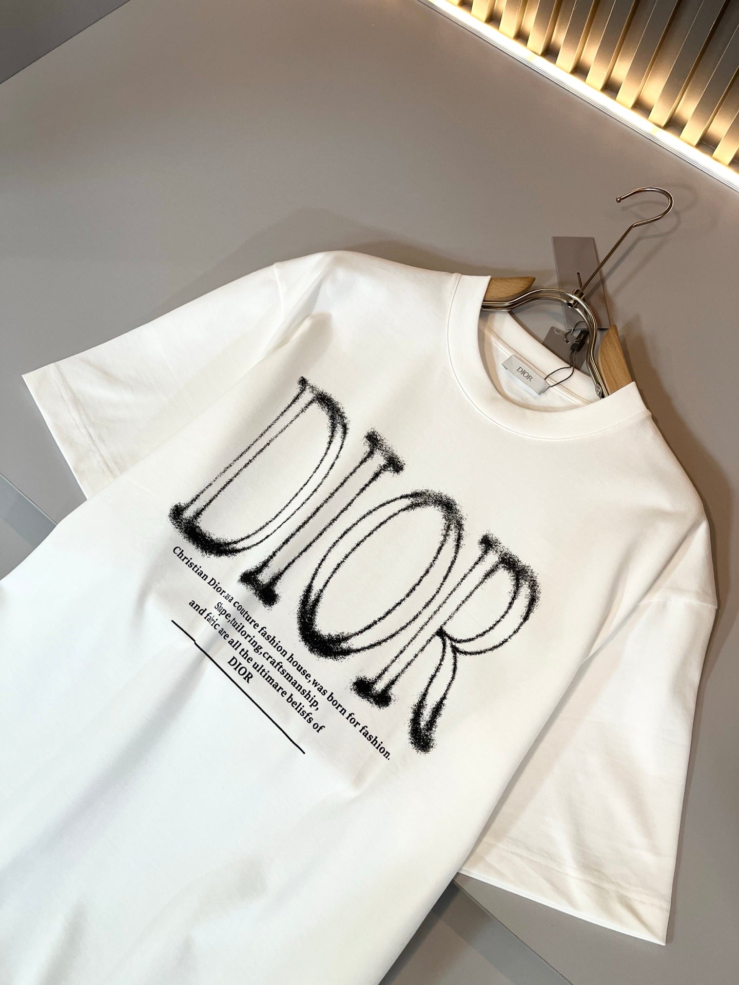 DIO 2025ss new printed T-shirt cotton