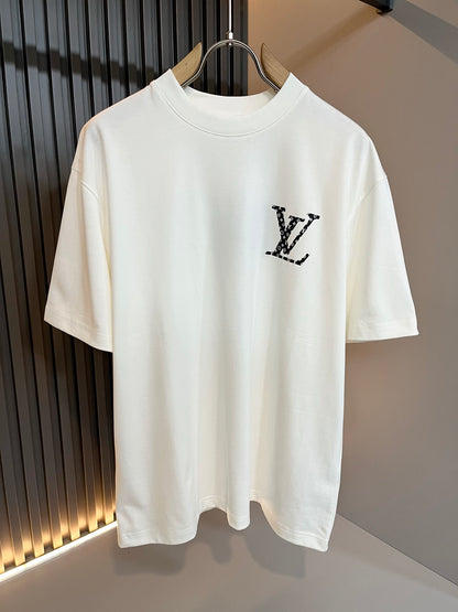 LOUI*V 2025 new printed T-shirt cotton