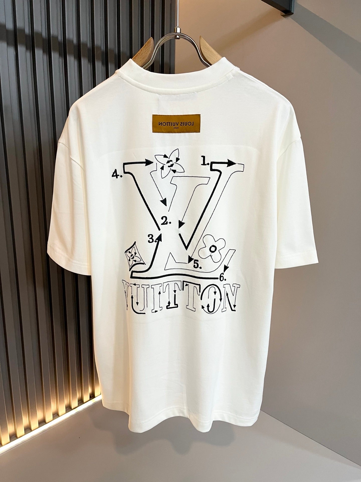 LOUI*V 2025 new printed T-shirt cotton