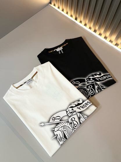 BRUB* 2025ss new t-shirt velvet pattern
