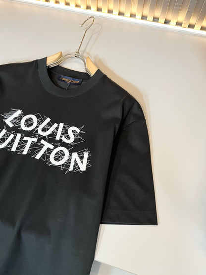 LOUI*V 2025ss new embroidery letters t-shirt