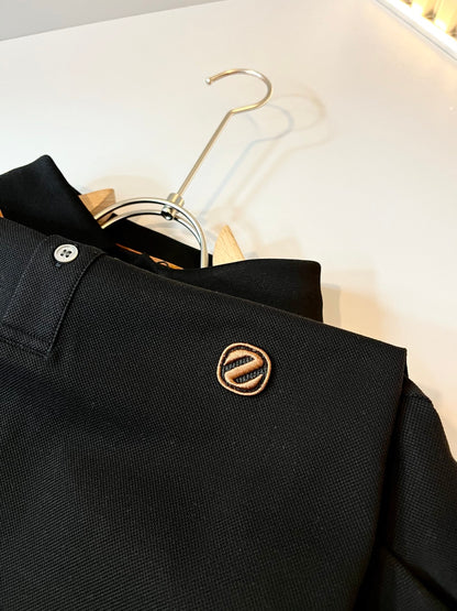 ZEGN* 2025ss new polo embroidered logo