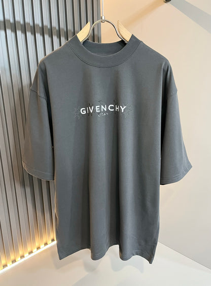 GIV* 2025ss new cotton t-shirt printed pattern