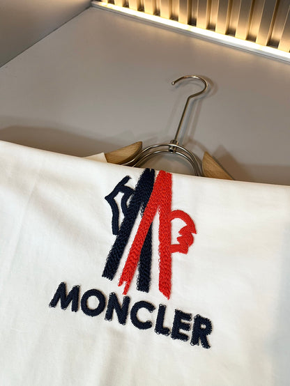 MONCL* 2025ss new t-shirt embroidery pattern