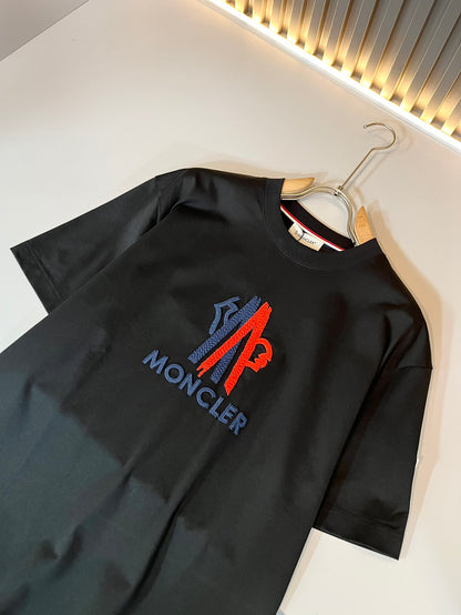 MONCL* 2025ss new t-shirt embroidery pattern