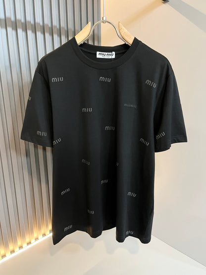 MIUM* 2025ss new t-shirt cotton