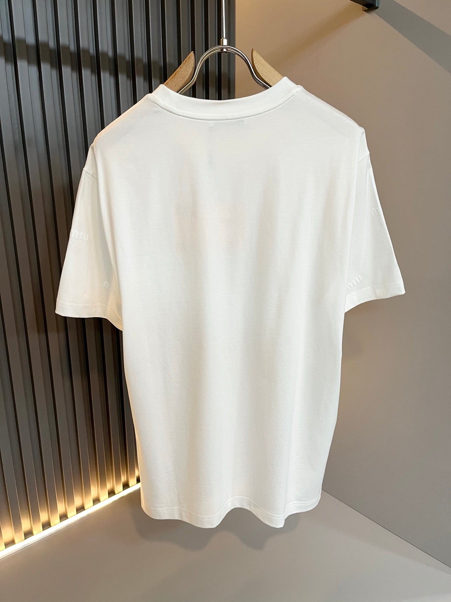 MIUM* 2025ss new t-shirt cotton