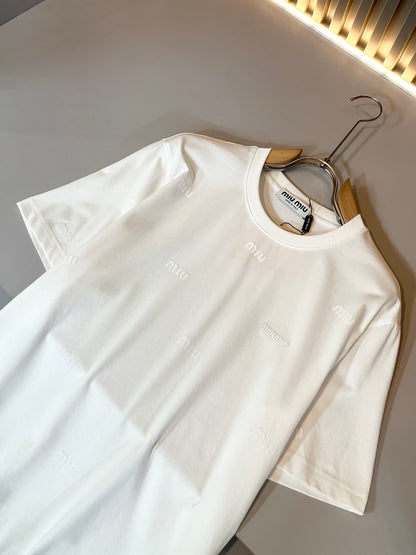 MIUM* 2025ss new t-shirt cotton