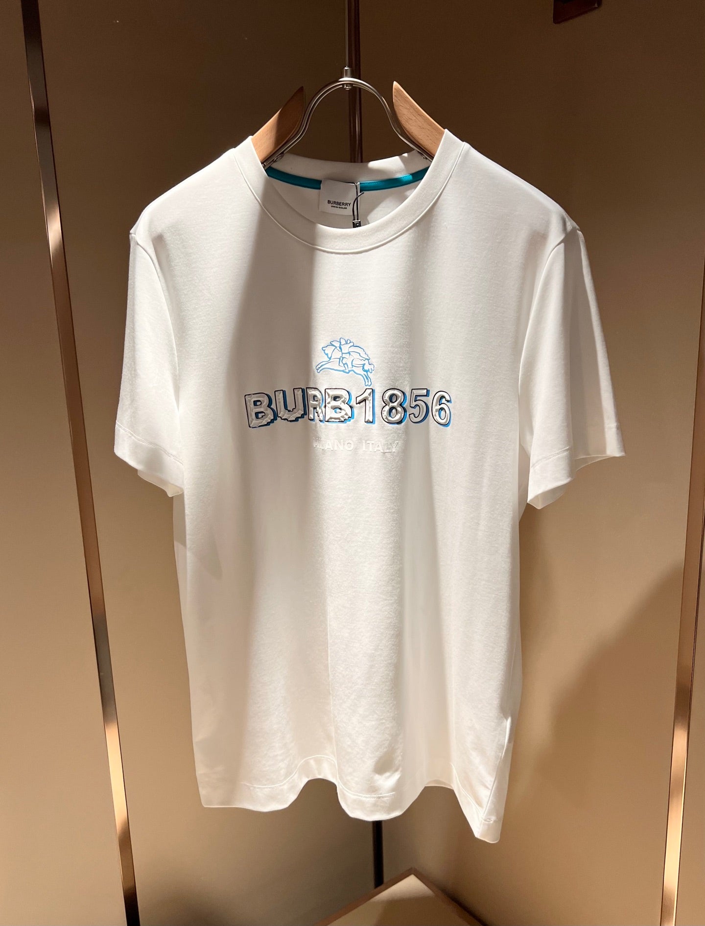 BURB* 2025ss new t-shirt environmentally friendly cotton